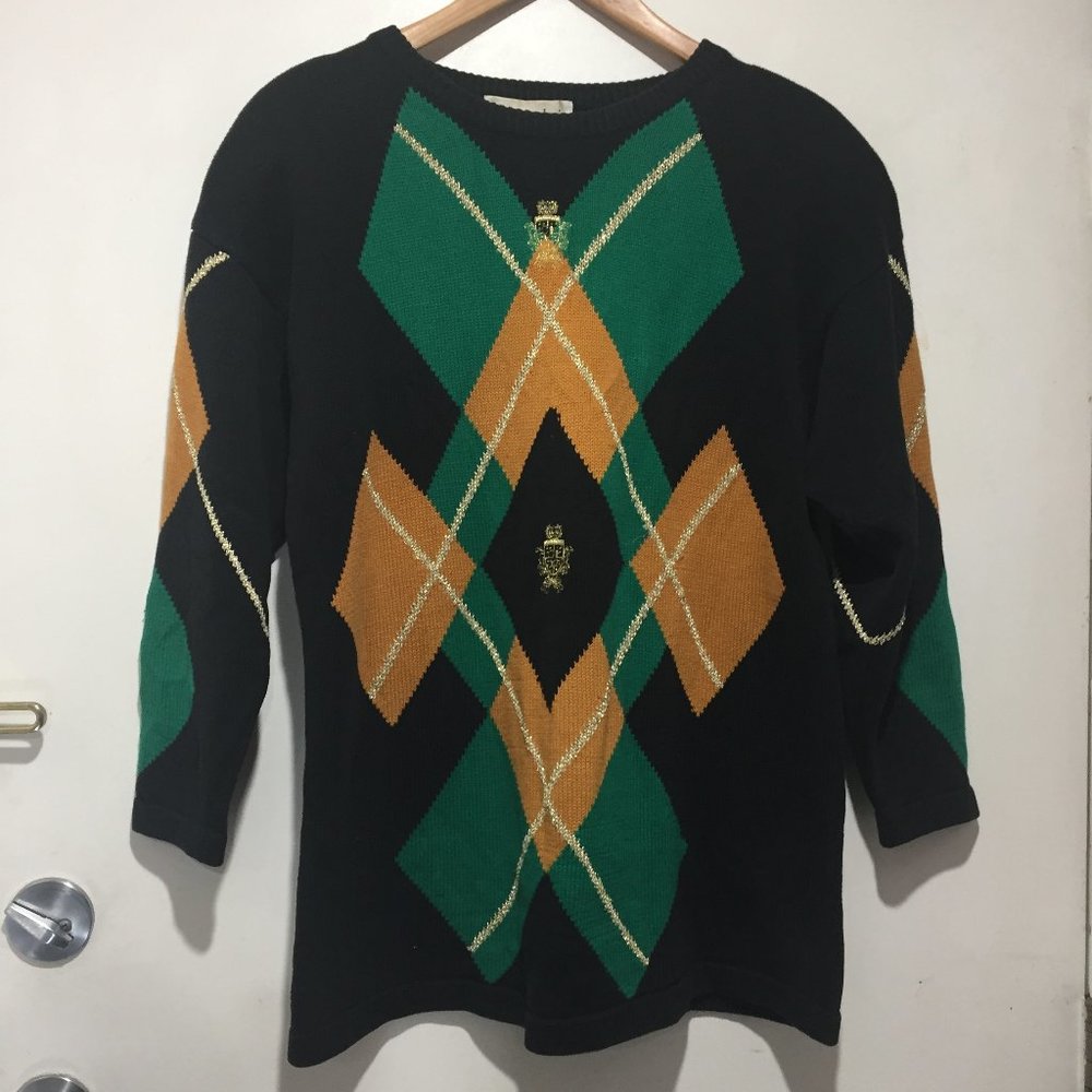 VINTAGE FRANCO VALERI KNITTED SWEATERS SIZE L